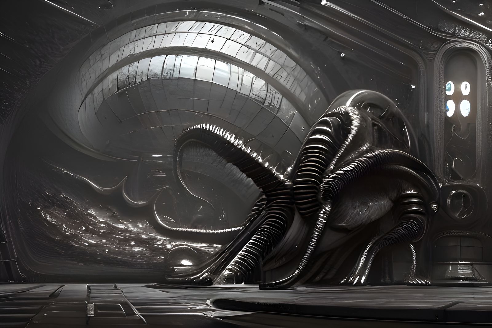 Mechanical Retrofuturism in Renaissance Style