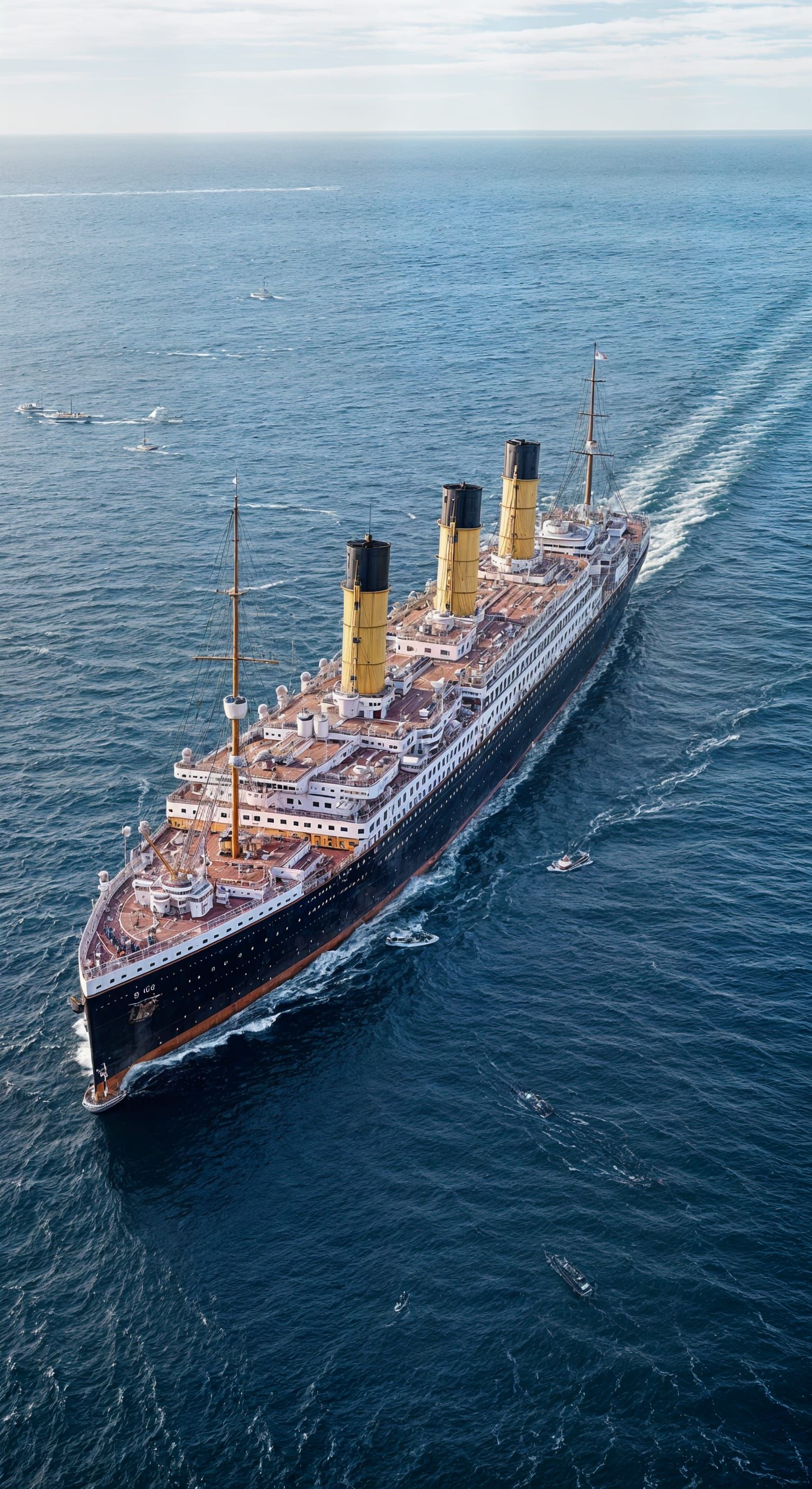 RMS Titanic's Maiden Voyage Across the Atlantic