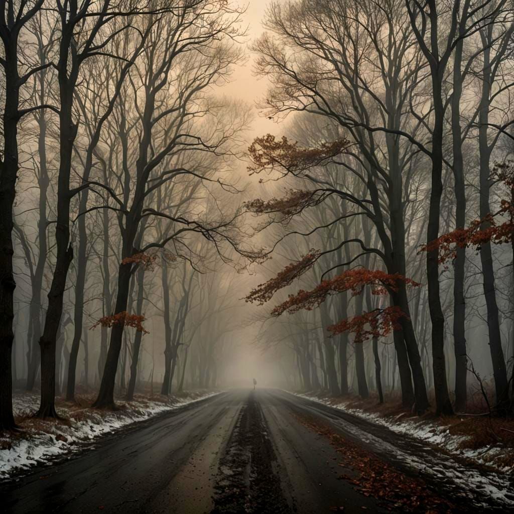 Seasons Transition in Hyperrealistic Mixed-Media Photography