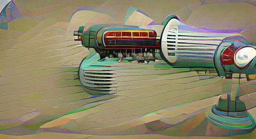Retro-Futuristic Train Engine: A Vision of the Future