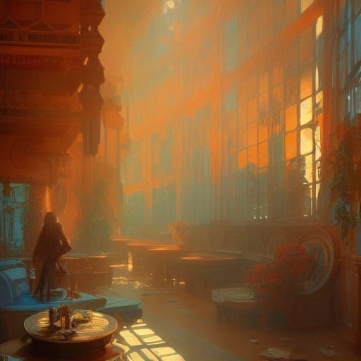 Hyperdetailed Interior Design Concept Art in 8K