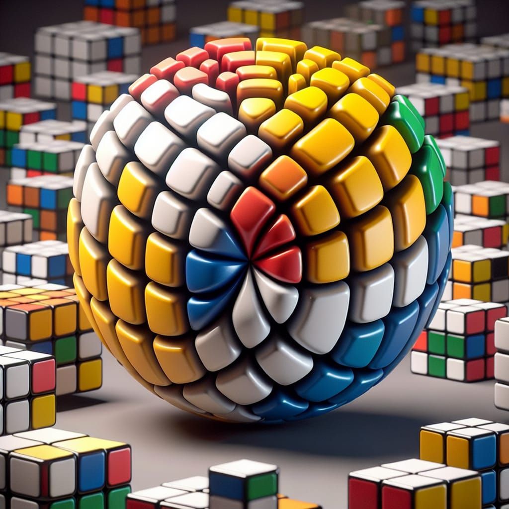 Spherical Rubik's Cube Astonishes Regular Cubes