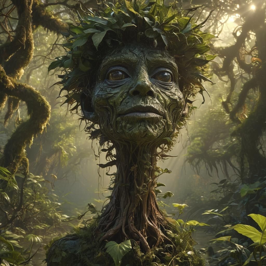 Celestial Ent Treant in Divine Sunshine