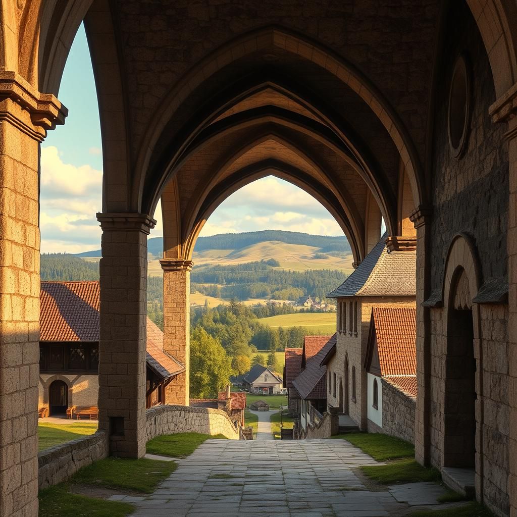 Biertan Fortified Church Archways in Transylvania