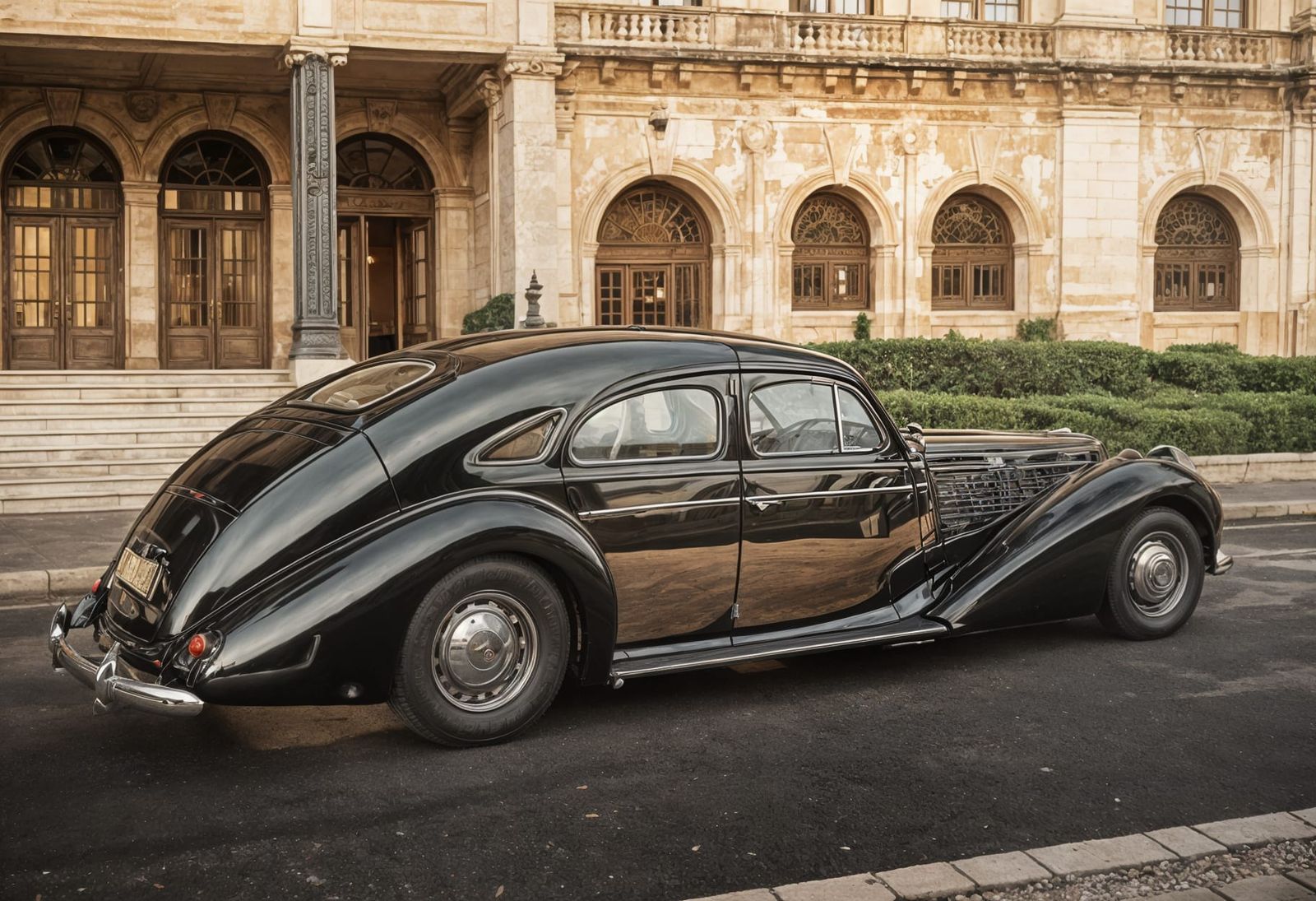 Stunning All-Black 1939 Bugatti Rotale Aero Coupé de Ville a...