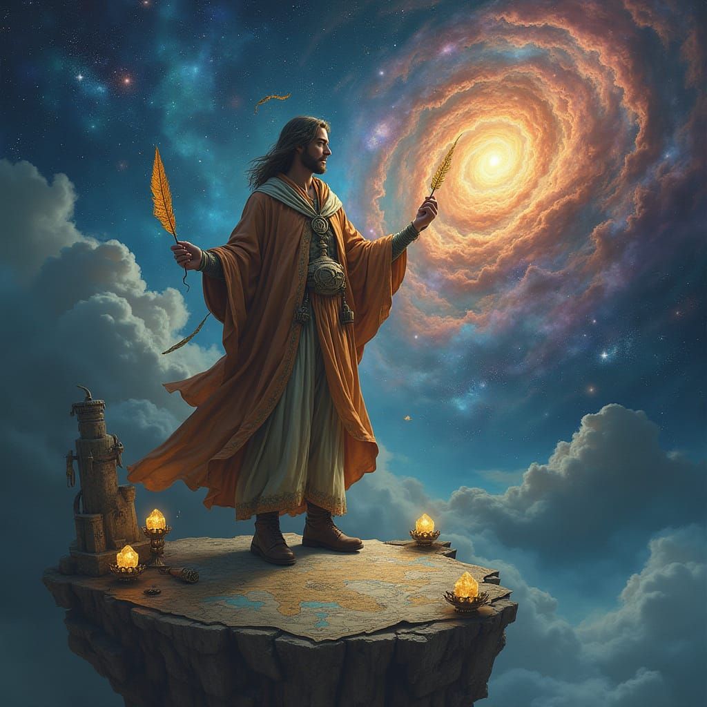 Celestial Cartographer Charts Constellations in Space