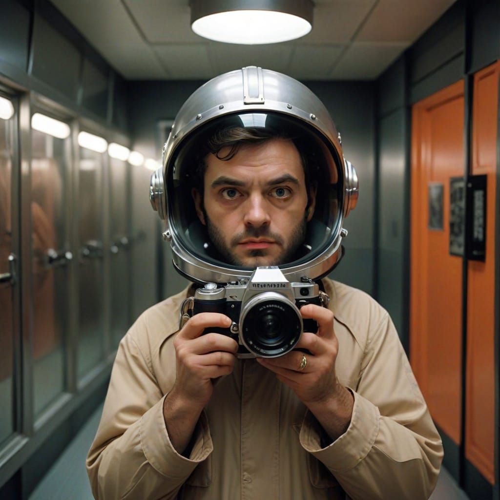 Ethereal Alien in a Futuristic Landscape