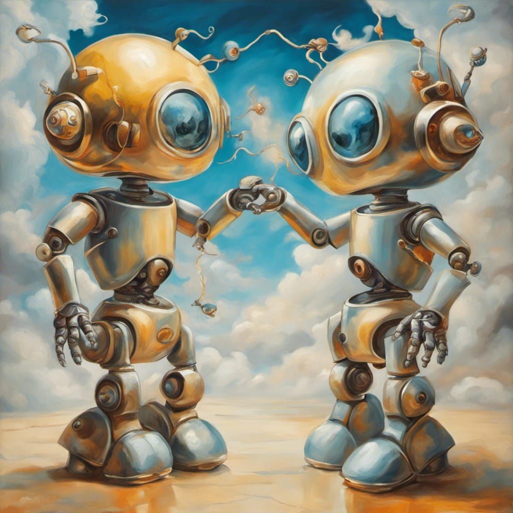 Robots Reach for Heaven: Sistine Chapel Surrealism