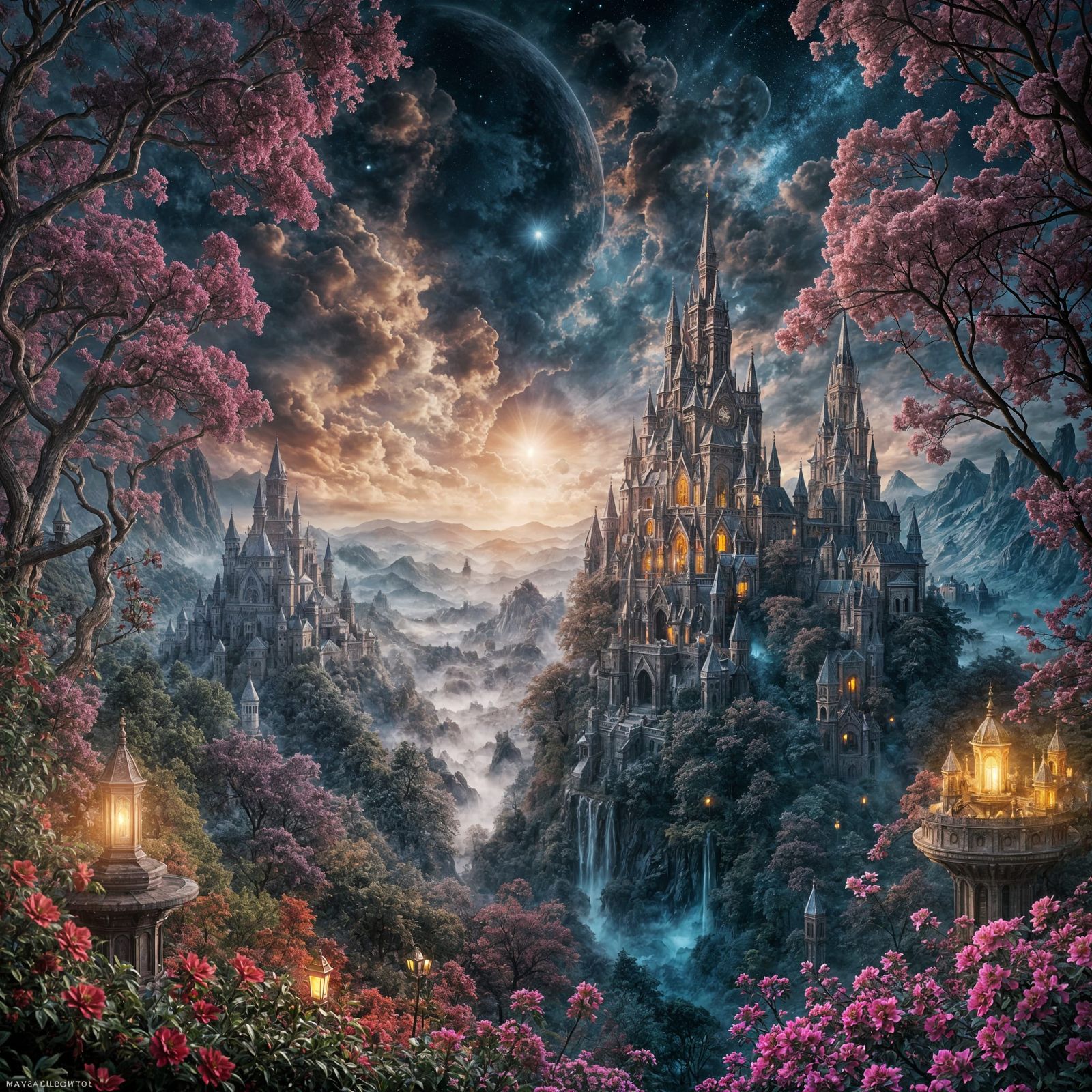 Island with a Celestial Veil, Mystic Lands