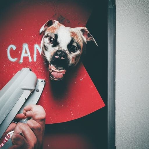 Man, Dog, Car Door: Professional Photography with Bokeh