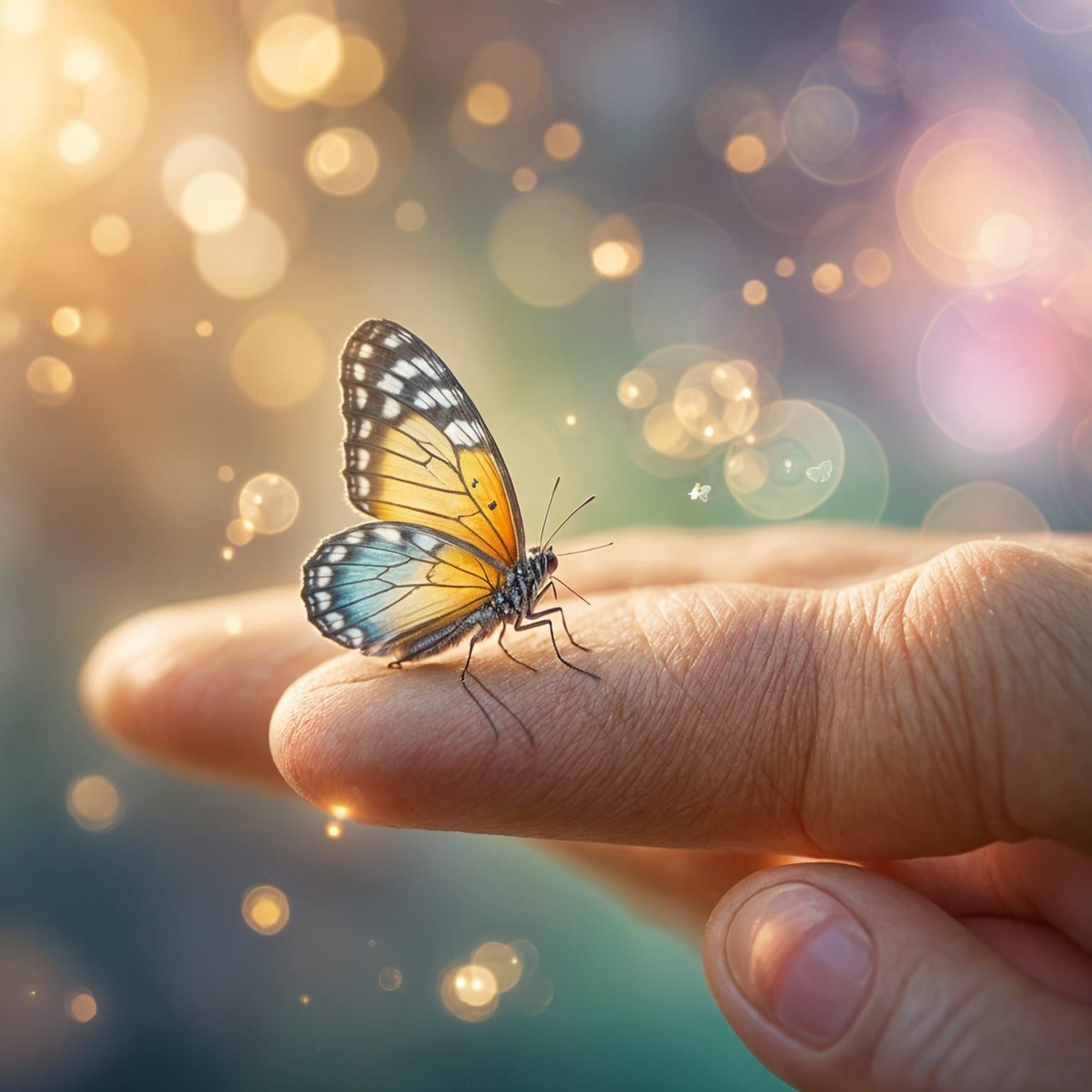 Ethereal Butterfly Ready for Flight