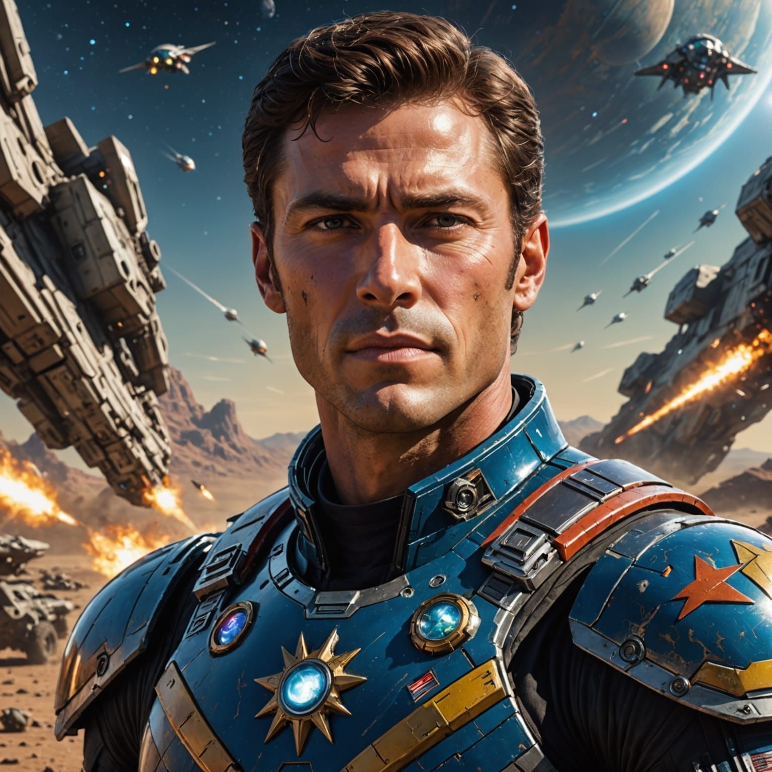 CAPTAIN LANCE SOLARA SPACE RANGER