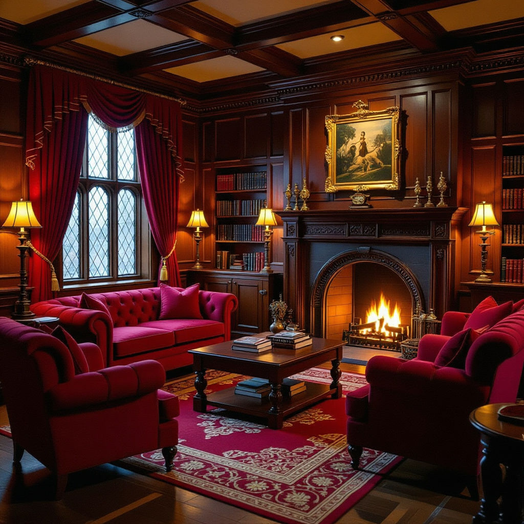 Gryffindor Common Room in 90s Style