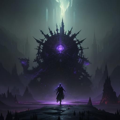 Impossible Dark Fantasy Concept Art in 8K