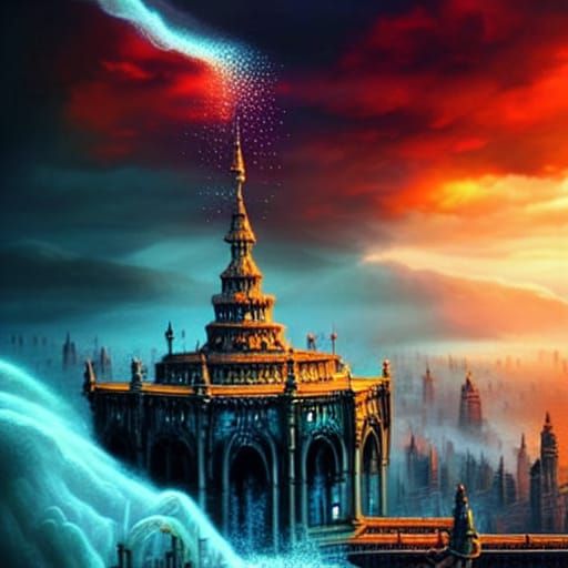 Evocative Digital Painting: Tears in Heaven