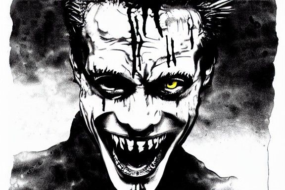 Screaming Man as Graphic Novel Illustration