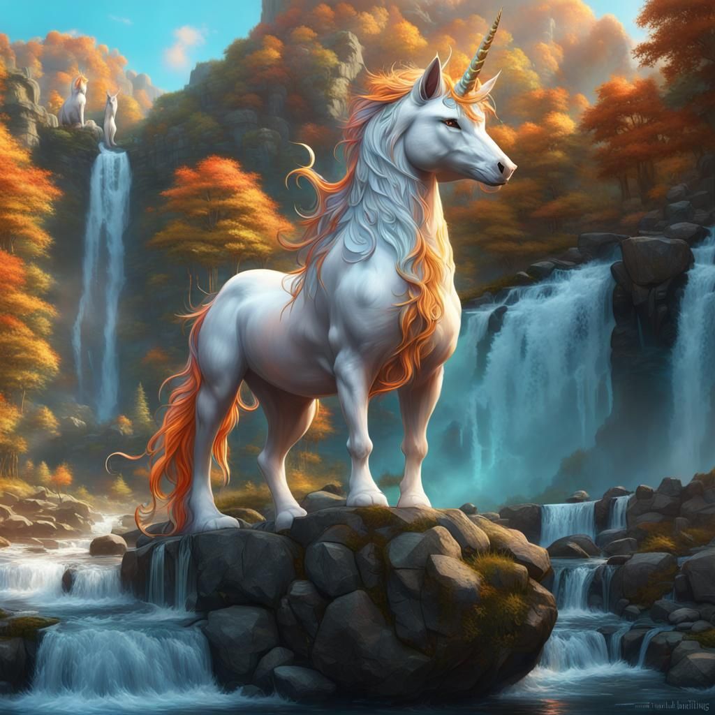 Fire crest unicorn ~