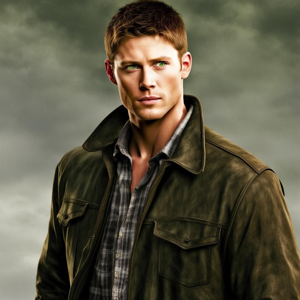 Hyperrealistic Portrait of Dean Winchester from Supernatural