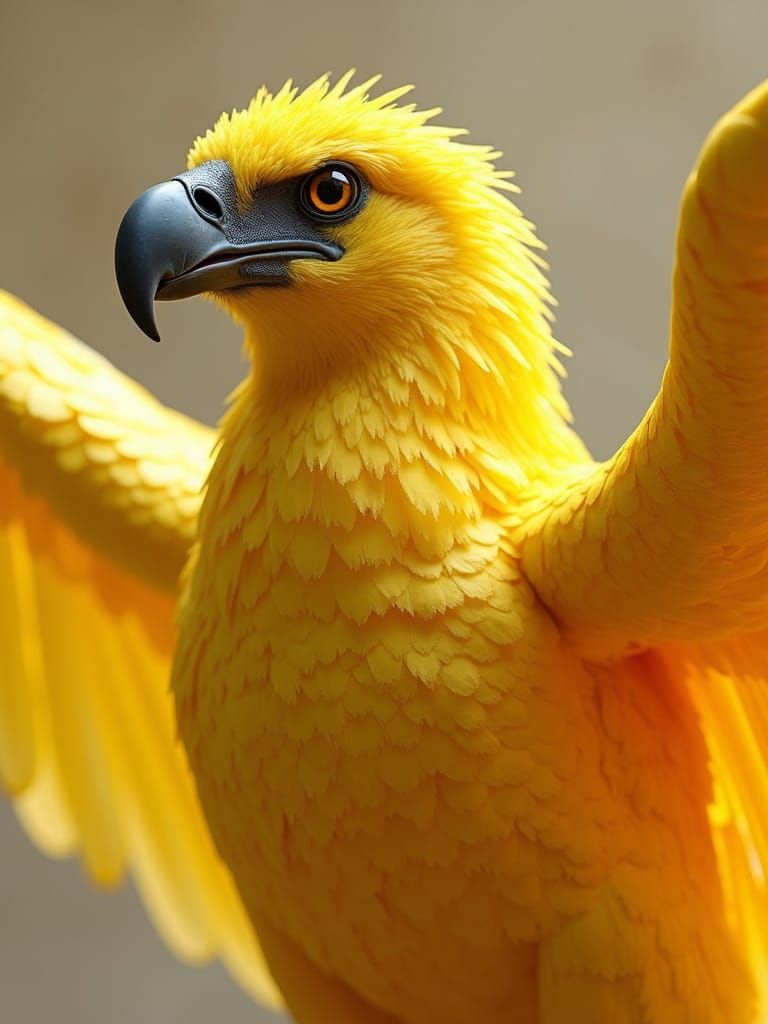 Lemon Condor: A Surreal 3D Render