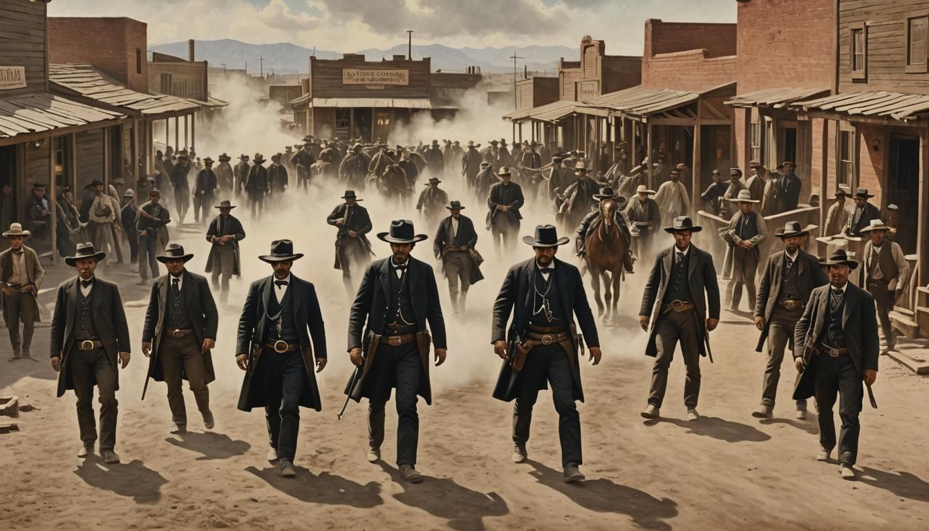Gunfight at the O.K. Corral: Extravagant 1900s Photo