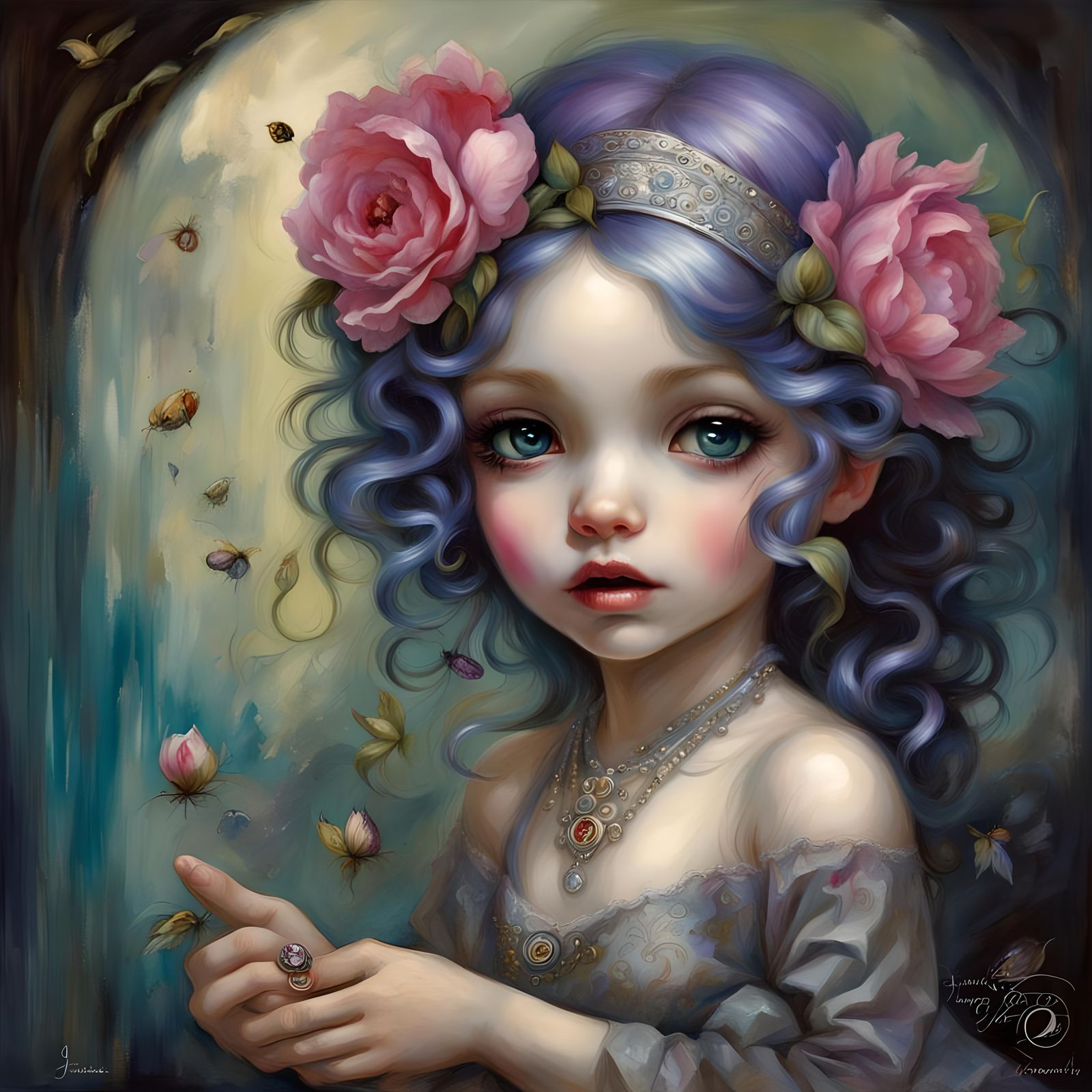 Art by Jasmine Becket-Griffith and Pino Daeni