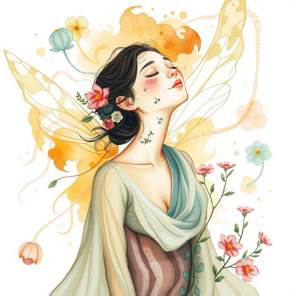 A whimsical Fairy