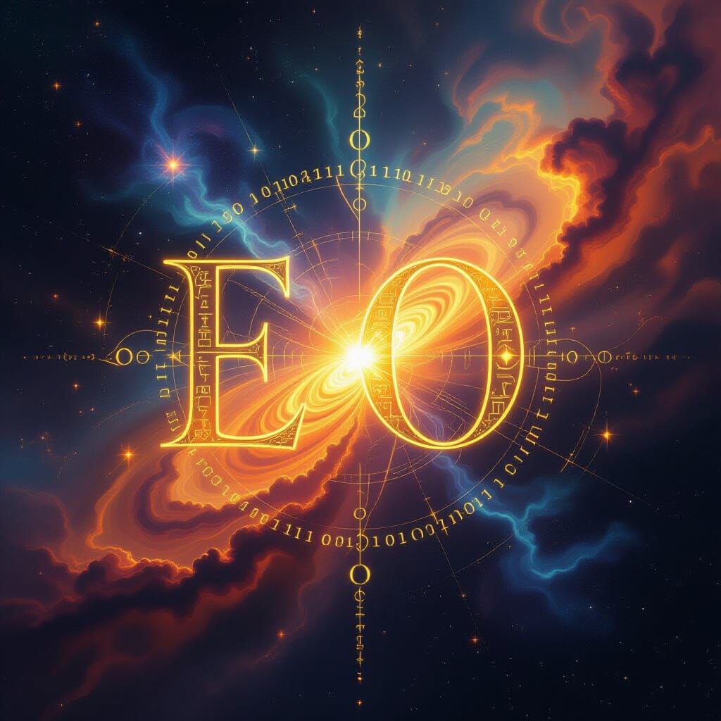Ego Transformation: Cosmic Symbols and Ethereal Light
