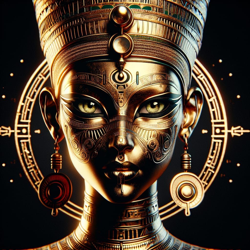 Ancient Egyptian Goddess Sekhmet Unleashes Fury in Tradition...