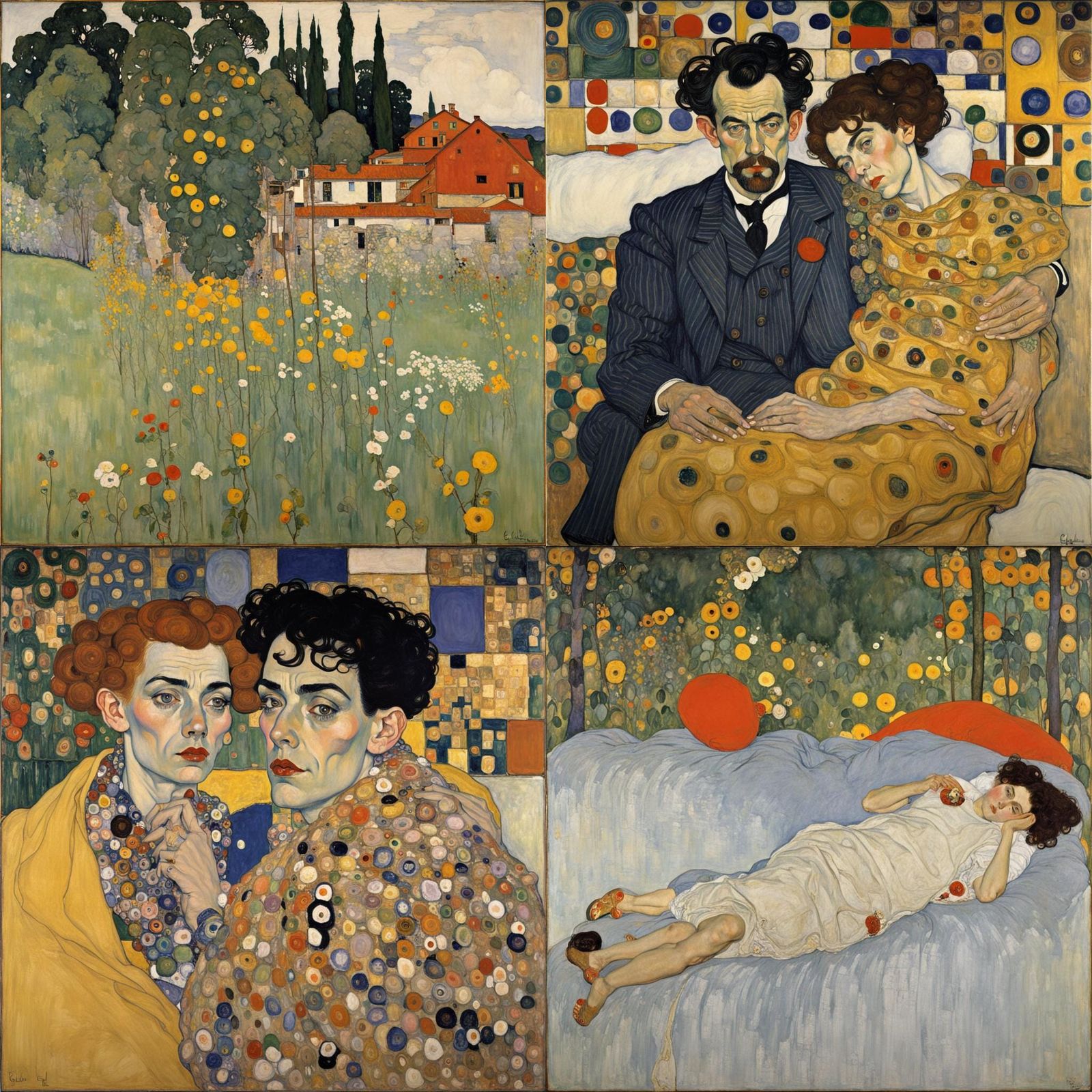 Artistic Masters Unite in a Vibrant, Expressionist Fusion