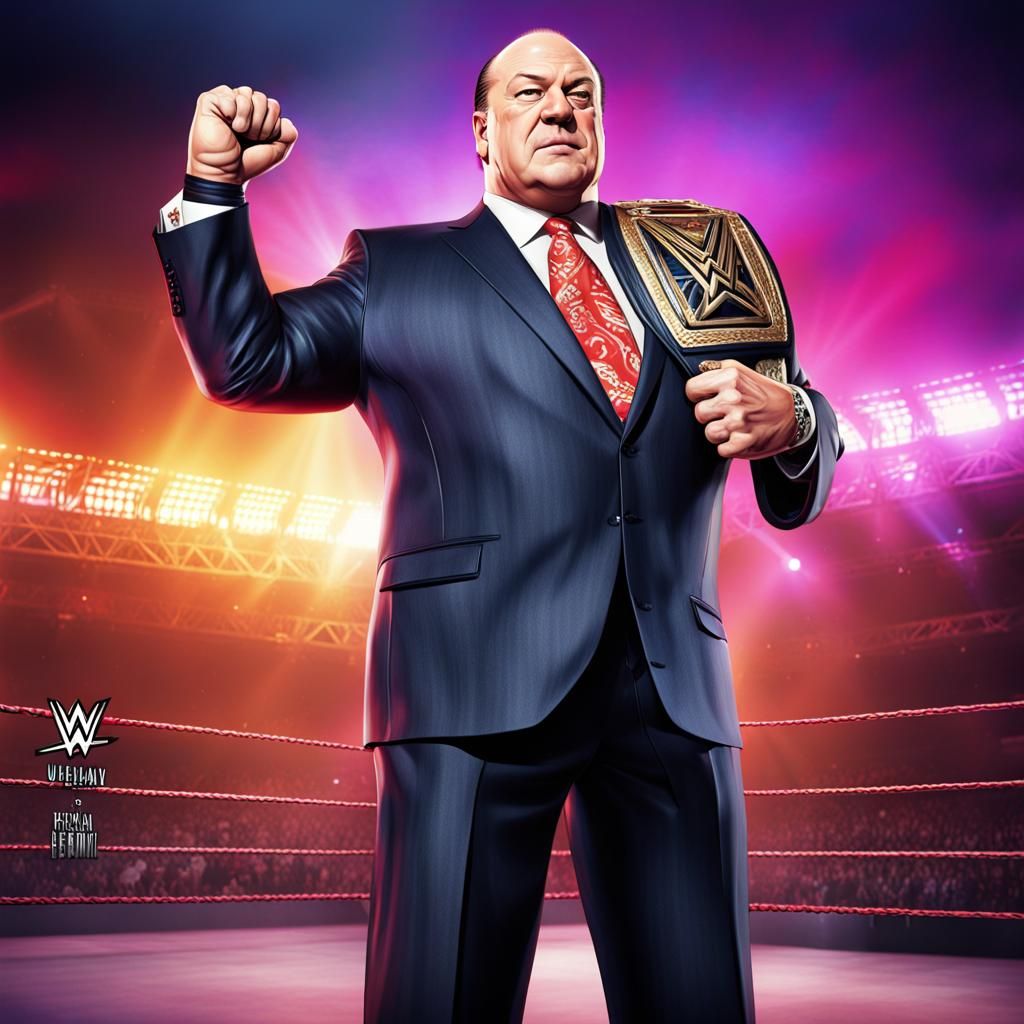Paul Heyman WWE: High-Definition Sports Magazine Illustratio...