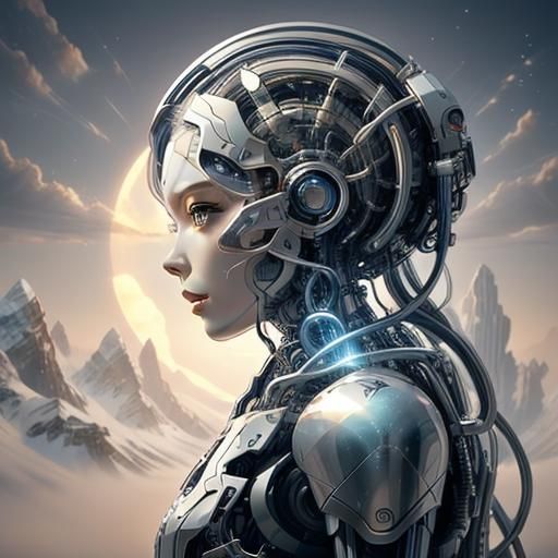 Robotic Repair: Digital Art of Humanoid Robots