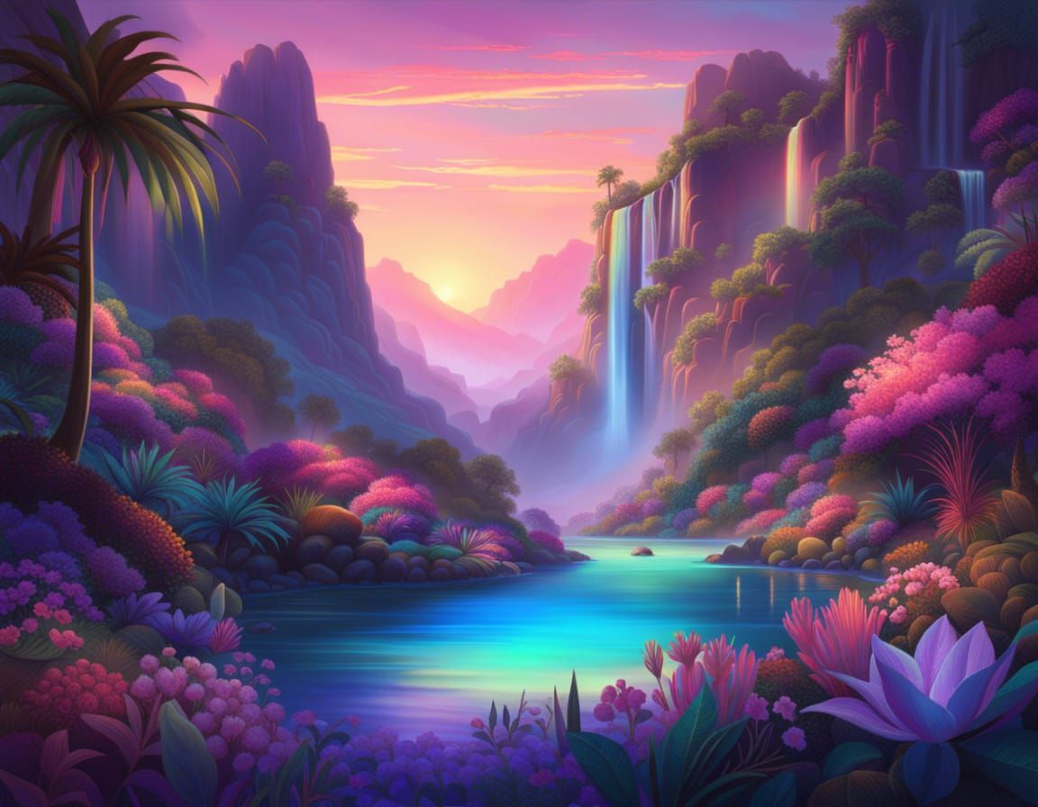 Dreamy Oasis 🌅✨
