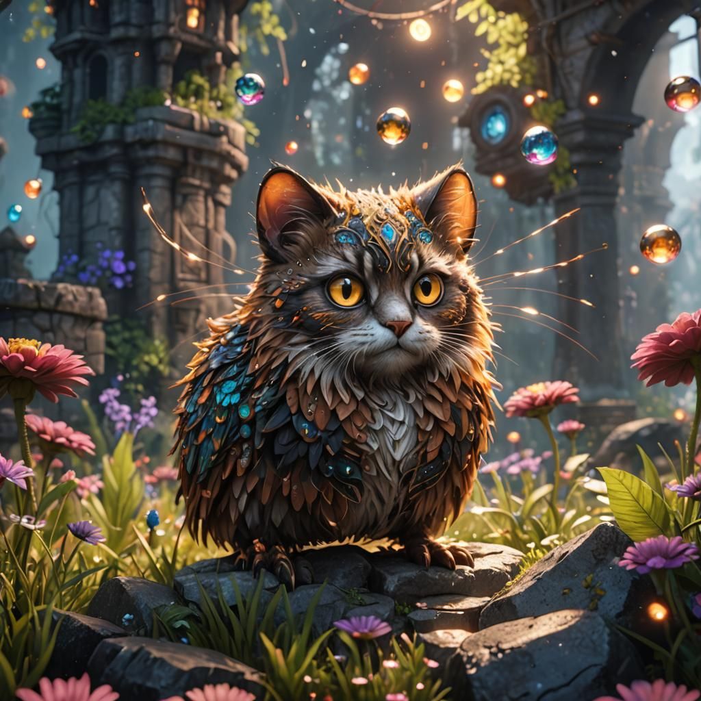 Shining Eyes in Detailed Matte Painting