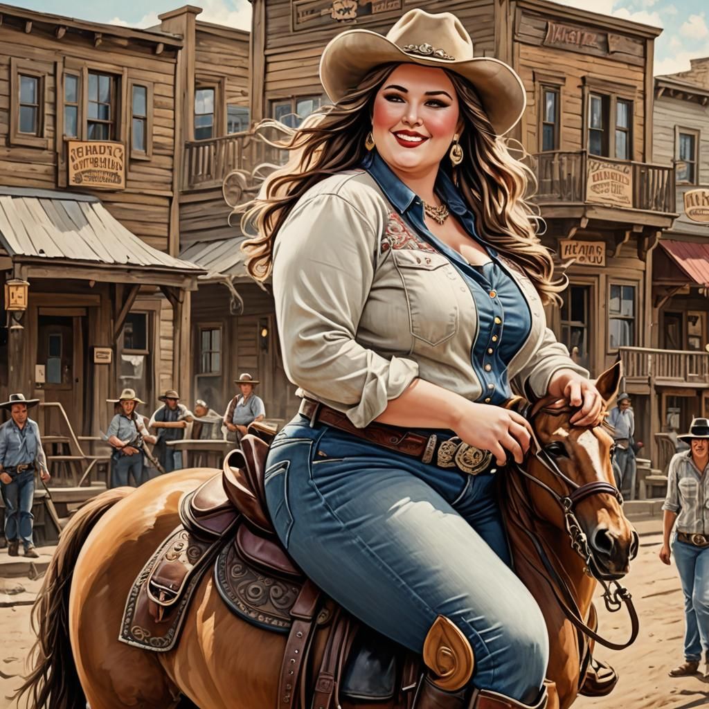 Curvy Gunslinger Rides into Town