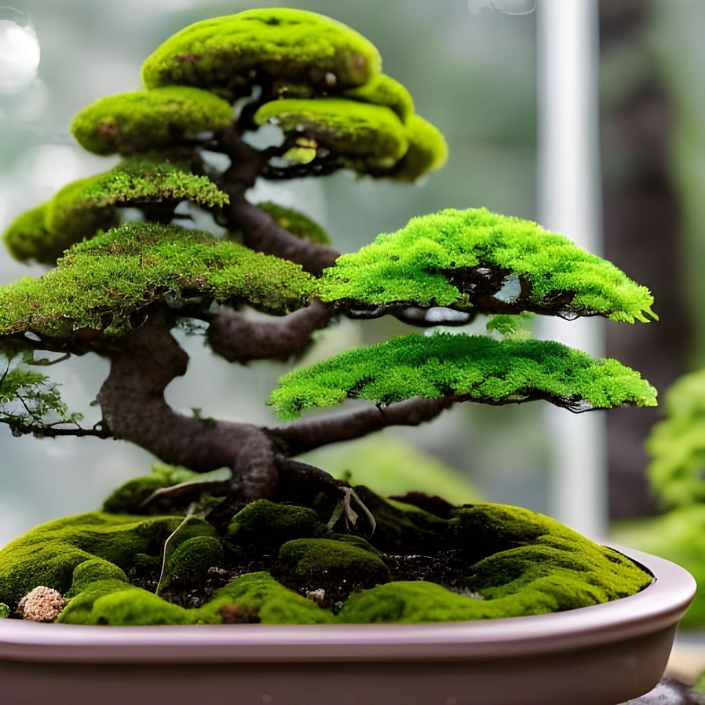 Bonsai Forest Terrarium with Apes and Birds