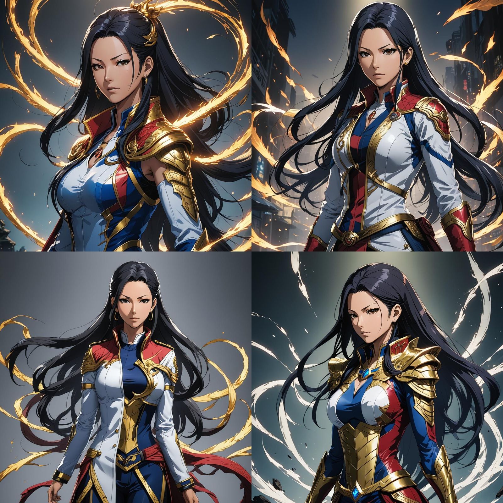 Boa Hancock Manga Scan in Anime Style