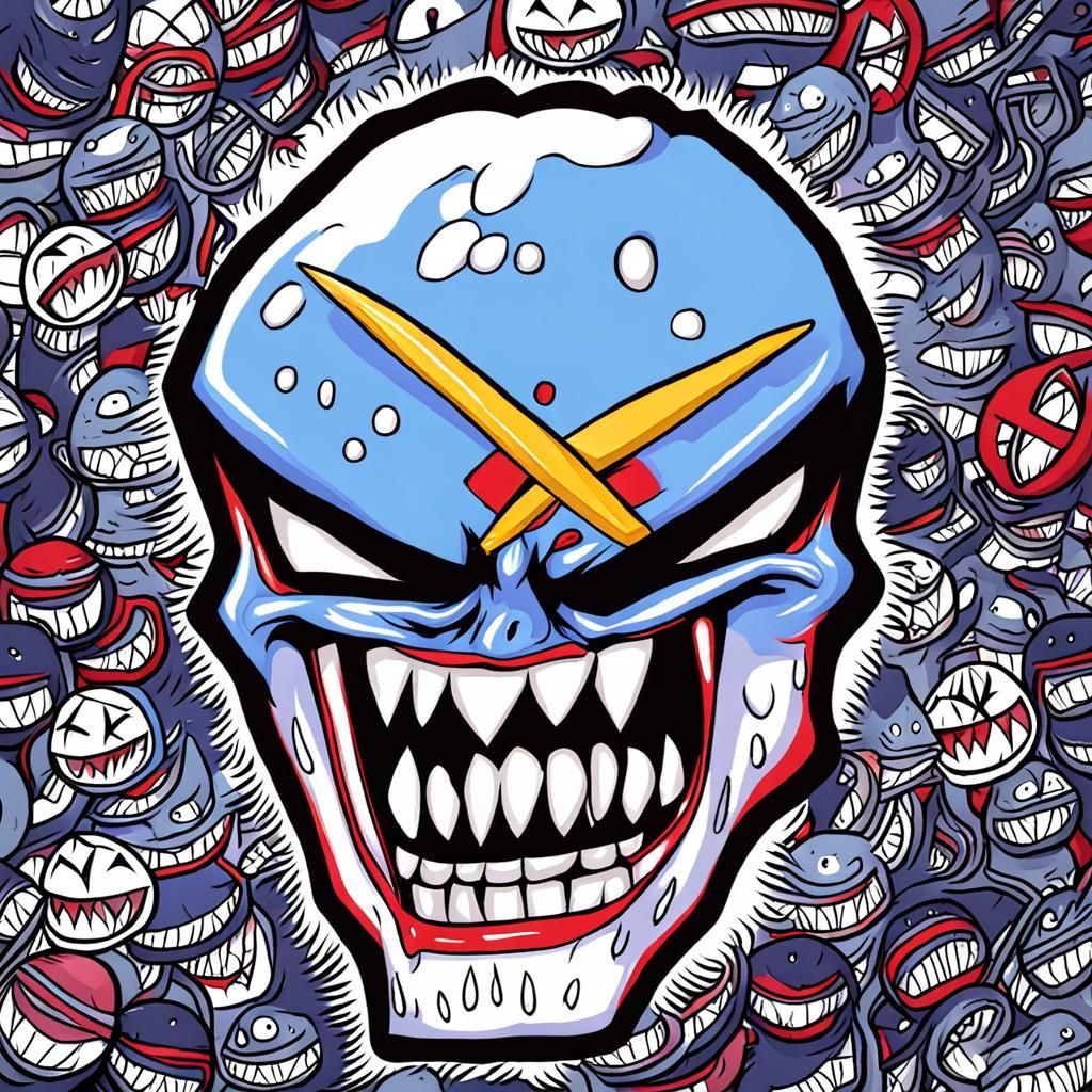 Madball Cartoon Character Illustration