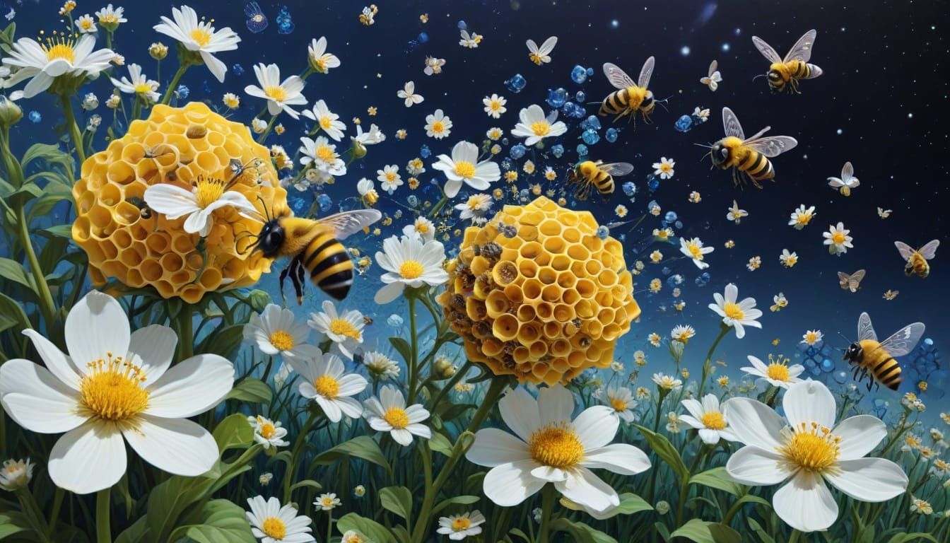 Surreal Op-Art Digital Dreamscape