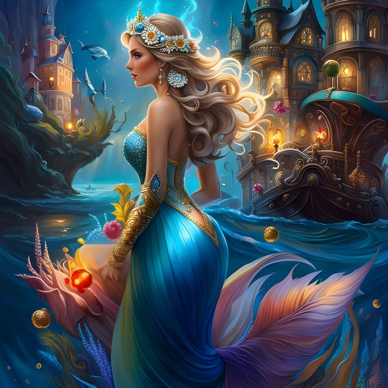 Secret town of mermaid