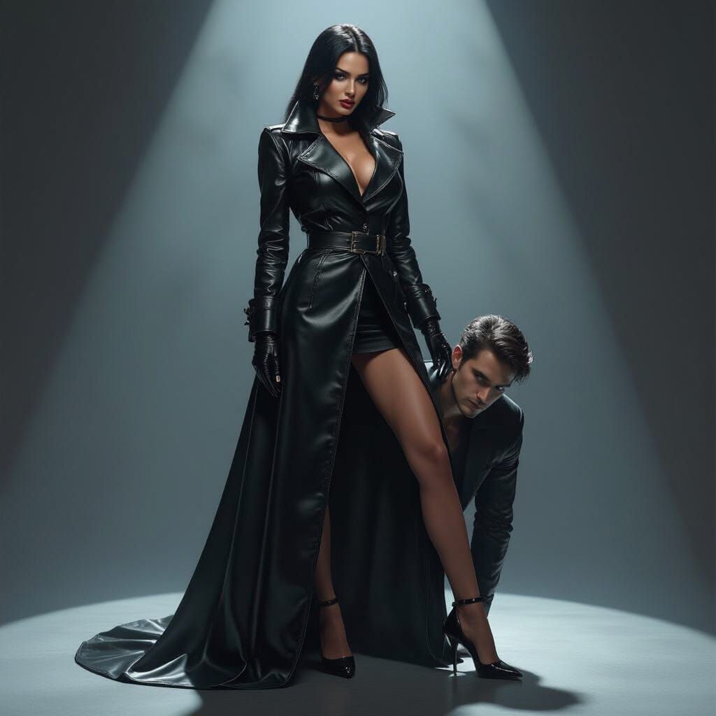 Dominant Mistress in Film Noir Style