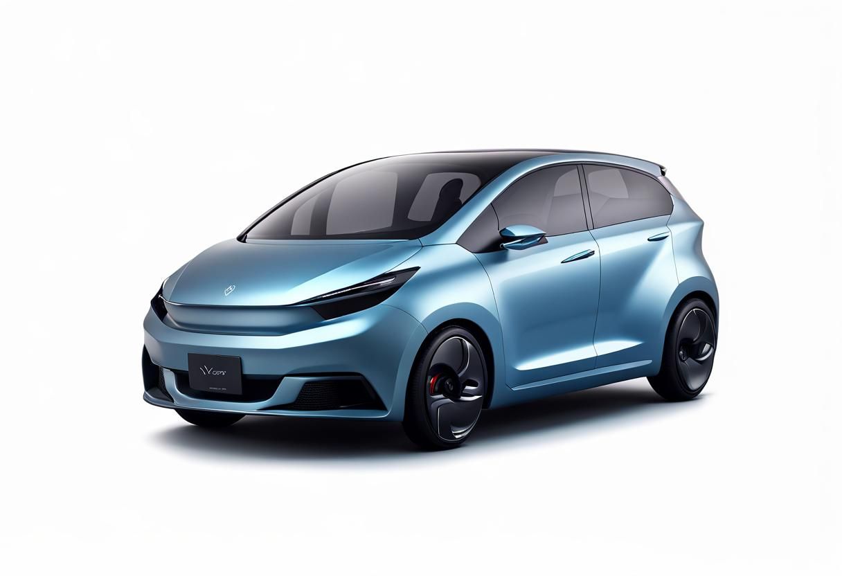 Futuristic 2026 Vortex Electric Hatchback Concept
