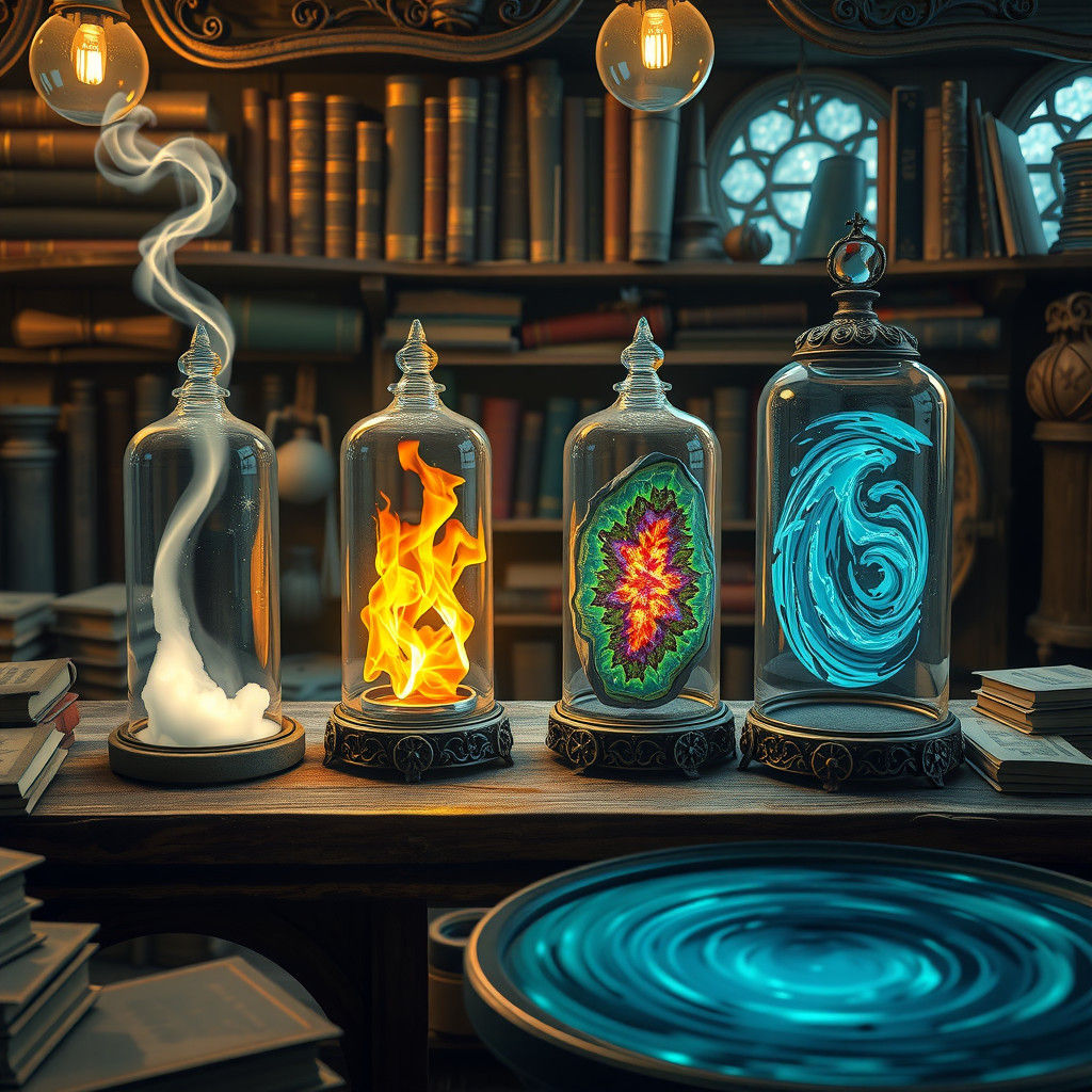 Mystical Wizard's Workshop: The Four Elements