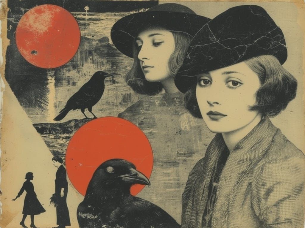 Art Deco Fashion Illustration Inspired by Vogue Magazine