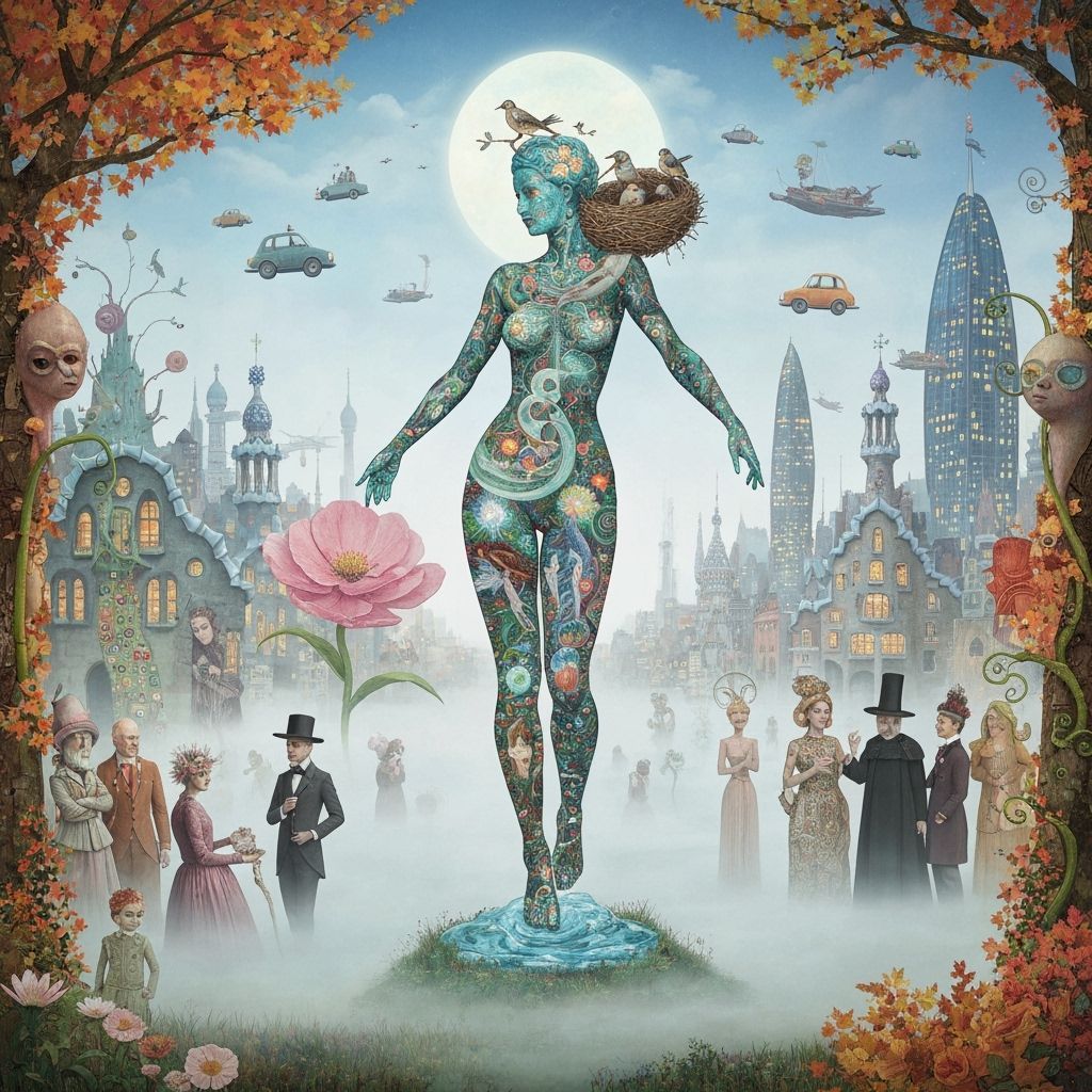 Ethereal Sculpture: Water, Light, and Transformation