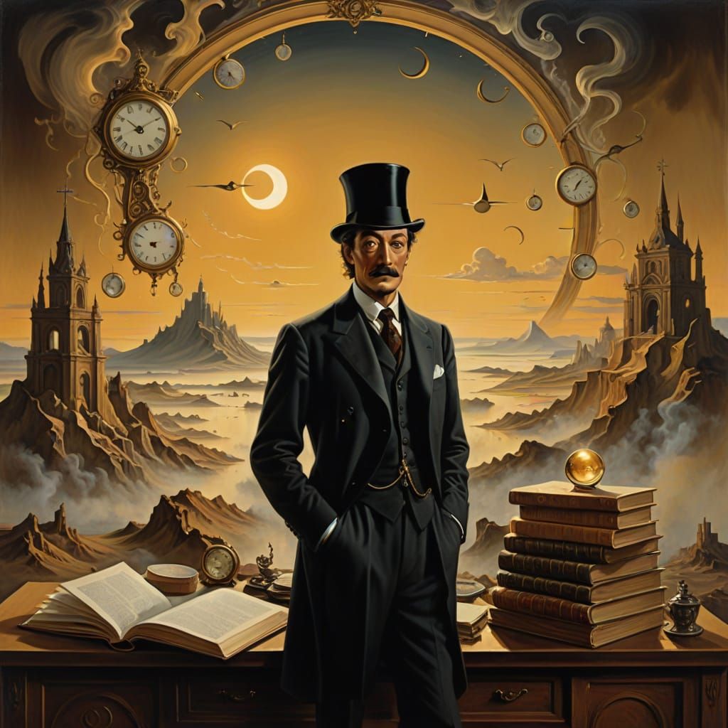 Ethereal Dreamscape in the Style of Salvador Dali