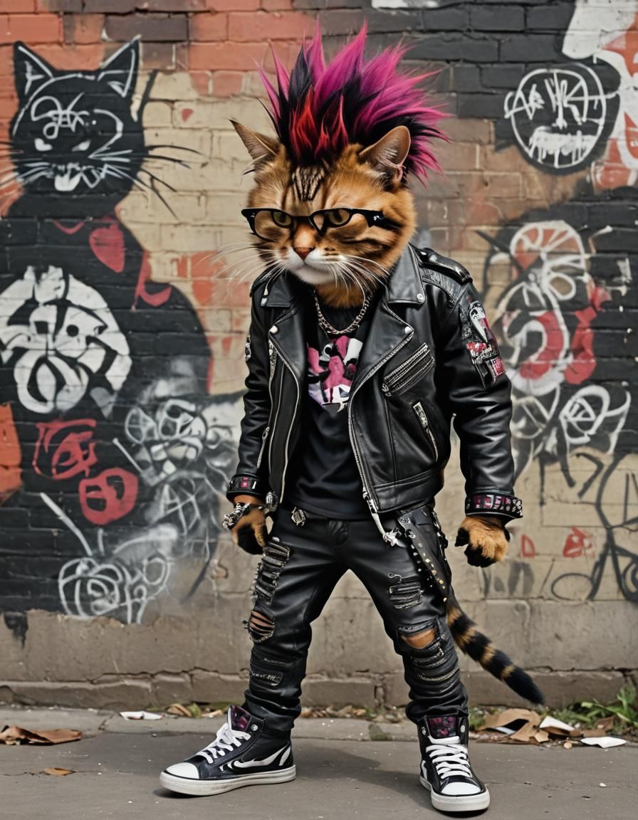 “I don't wanna be your dog” said the Cat Punk.