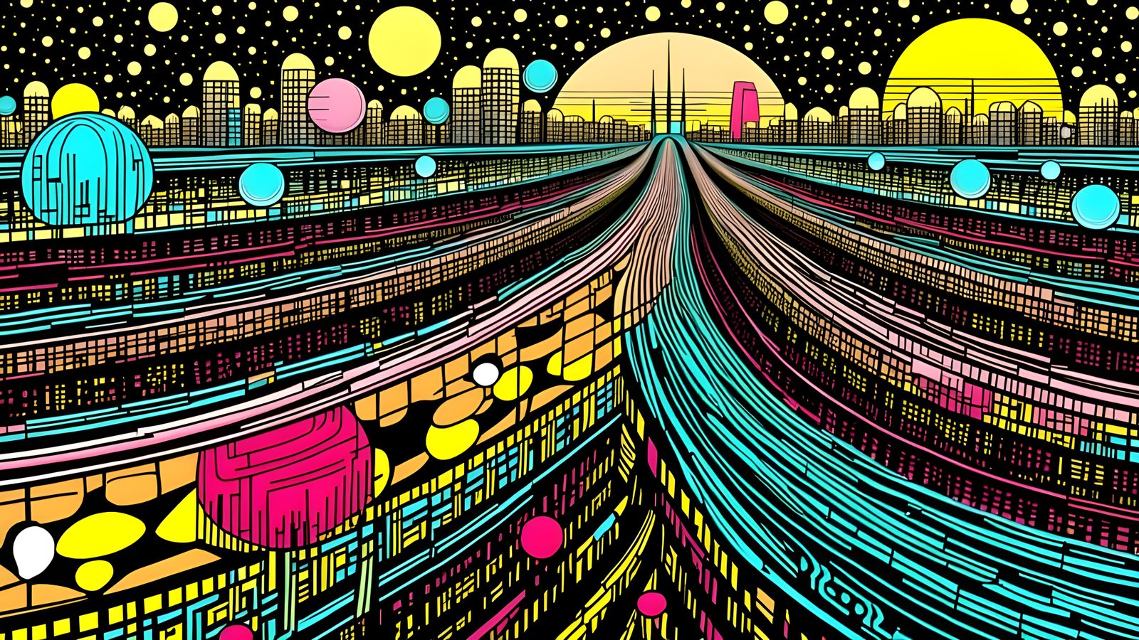 Cosmic Resort: Time Flow Circuit Board