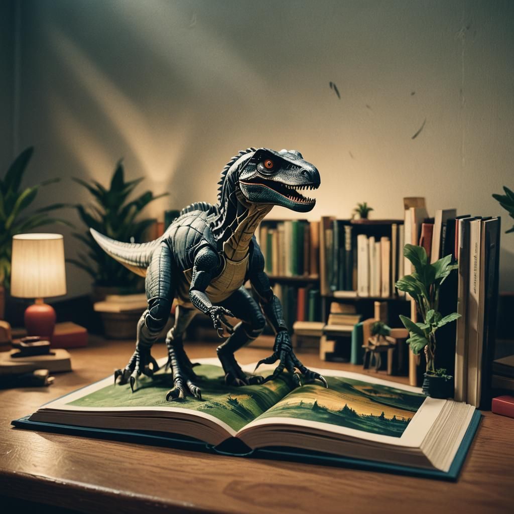 Cinematic Pop-Up Books Film Still