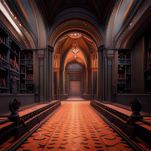 Clockwork Orange Matte Painting in Unreal Engine