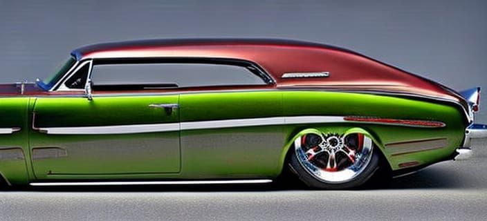 Custom '49 Dodge Charger Rat Rod with Wide Body